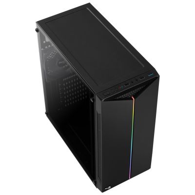 3. Aerocool PGS SPLIT A AEROPGSSPLIT-A-BKRGB case (ATX, Micro ATX, Mini ITX; black)