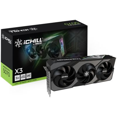 4. INNO3D iChill GeForce RTX 5070 X3 NVIDIA 12 GB GDDR7