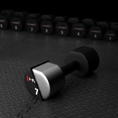 5. HPT07 2 x 7 KG POLYURETHANE TPU HMS Dumbbells