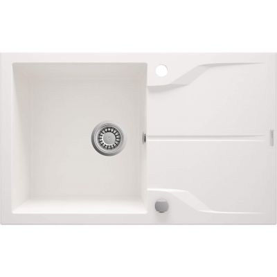 Single-bowl granite sink with drainer ZQN_A113 5908212042410