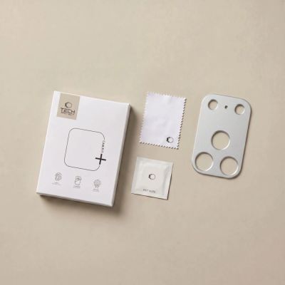 9. Tech-Protect Camalloy Fit+ Camera Lens Protector for iPhone 18 Pro – Silver