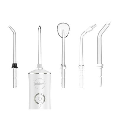 13. ELDOM IRRIGATOR RY200B 230 ML RECHARGEABLE, WHITE, WORKING TIME 60 MIN. CHARGING TIME APPROX. 6 HOURS, IPX7, TRAVEL CASE, USB CABLE