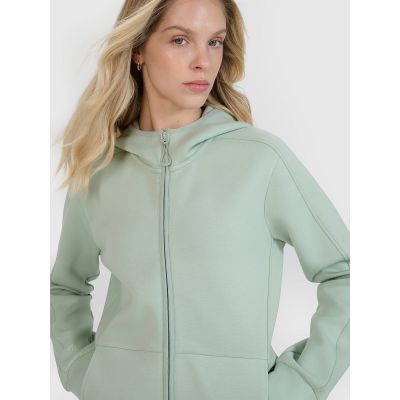 4. Women's zip-up hooded sweatshirt 4F 4FWSS25TSWSF1561-47S