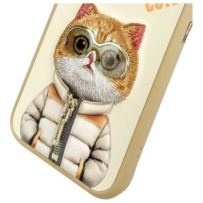 8. Nimmy Cool&Cute 2.0 Cat Case for iPhone 15 Pro - Green