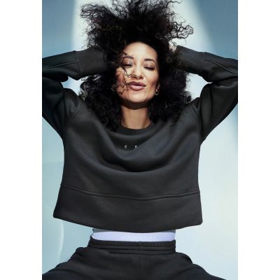 2. CASALL Boxy Crew Neck Sweatshirt, gray