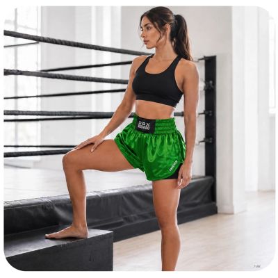 4. Women’s Thai Shorts PASTEL GREEN COMBATWEAR | DBX Bushido