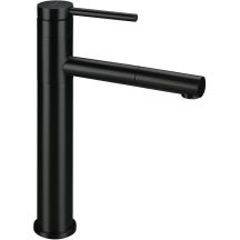 Tall washbasin tap with pull-out spout