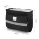 3. Wozinsky Bicycle Handlebar Bag with Phone Case, 2 l, Black (WBB12BK)