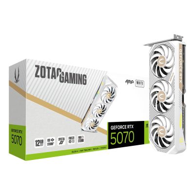 16. ZOTAC GAMING GeForce RTX 5070 12GB AMP White Graphics Card