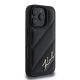 4. Karl Lagerfeld Quilted Signature iPhone 16 Pro Max Case - Black
