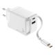 3. TROIKA CHA35 Smartphone, Tablet White Alternating Current Fast Charging Internal