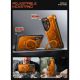 4. Supcase UB Grip Mag MagSafe Case for Samsung Galaxy S26 Ultra - Orange and Black