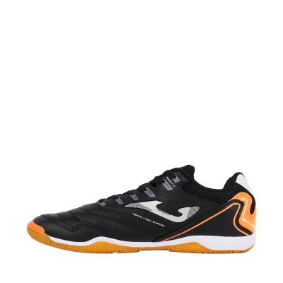 5. Joma Maxima 2301 Indoor football boots black and orange MAXS2301INH