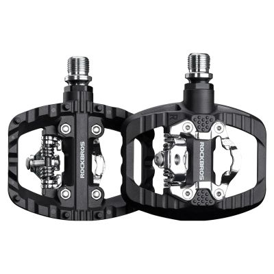 Rockbros PD303 Half-Lock Platform Bicycle Pedals - Black