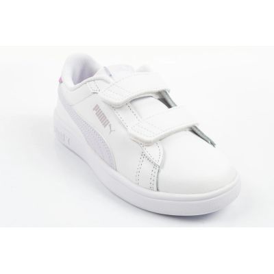 2. Puma Smash 3.0 children's sports shoes sneakers white leather fashionable