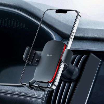 5. Baseus Metal Age II Gravity Car Phone Holder for Air Vent Black (SUJS000001)