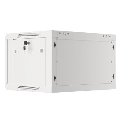 3. LANBERG WALL-HUNG RACK CABINET 19" 6U 600X450 METAL DOOR GRAY (FLAT PACK) WF01-6406-00S