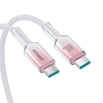 7. Joyroom S-A42 Crystal-Clear Series 60W USB-C - USB-C cable 1.2m - white