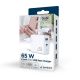 2. GEMBIRD 2-PORT GAN (PD) USB (A+C) FAST WALL CHARGER, 65W, WHITE
