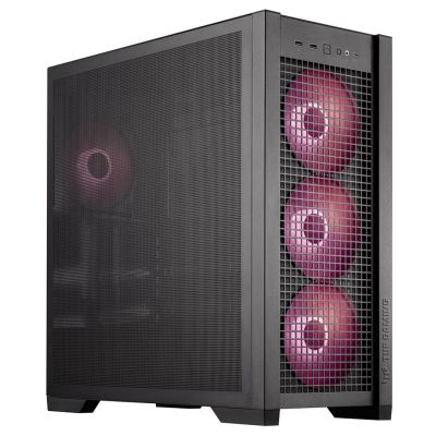 3. Asus TUF GAMING GT302 TG ARGB BLACK Case
