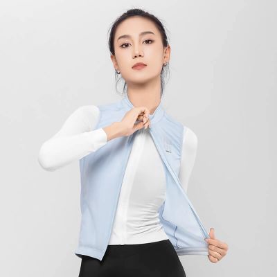 5. Rockbros TLMJ003 ROAD TO SKY women's lightweight breathable cycling vest S - blue