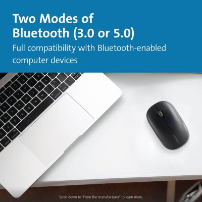 12. Kensington Pro Fit Bluetooth Compact Ambidextrous Travel Mouse