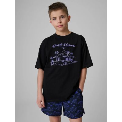Boy's cotton T-shirt 4F 4FJRSS26TTSHM3907-20S