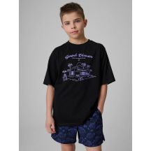 Boy's cotton T-shirt 4F 4FJRSS26TTSHM3907-20S
