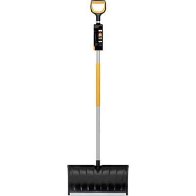 4. Fiskars 1057179 Snow Shovel/Shovel Metal Black, Orange