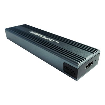 3. LC-Power LC-M2-C-MULTI-3 Hard Drive Enclosure SSD Case Anthracite M.2