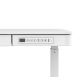22. Activejet ET119W-C electric height-adjustable desk in white. Tabletop dimensions: 140 x 70 cm.