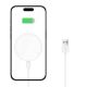3. Tech-Protect QI15W-A33 Inductive Charger with MagSafe and Stand with USB-A / USB-C Cable - White