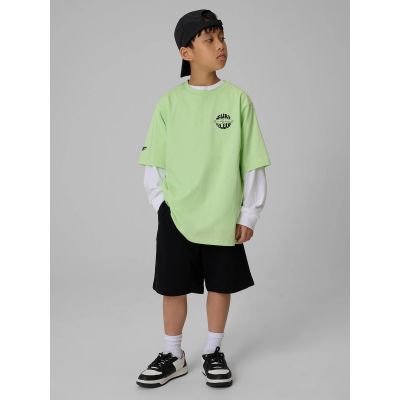 3. Boy's cotton T-shirt 4F 4FJRSS26TTSHM3905-45S