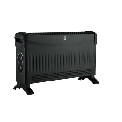 VOLTENO BASIC CONVECTOR 2000W WITH FAN 750W/1250W/2000W. BLACK