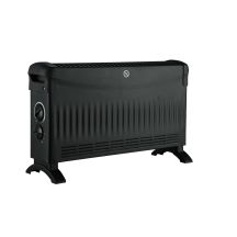 VOLTENO BASIC CONVECTOR 2000W WITH FAN 750W/1250W/2000W. BLACK