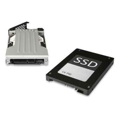6. Icy Dock MB991TRAY-B drive bay panel Black, Silver