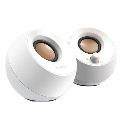 Creative Pebble 2.0 computer speaker set 51MF1680AA001 (2.0; white)