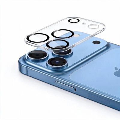 4. Tech-Protect Cam Fit+ Camera Cover for iPhone 18 Pro - Clear