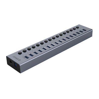 2. Orico BT2U3-16AB Hub 16x USB-A 3.0 with switches - gray