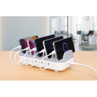 6. MANHATTAN 10-PORT USB CHARGING STATION 120W 3X U