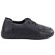 2. Jezzi JH01-1 comfortable black women's leather shoes
