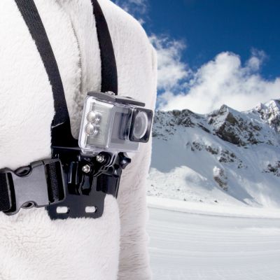 7. Chest Mount - Chest Harness for GoPro SJCAM Sports Cameras - Black