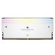 12. Corsair 32GB PC 7000 CL34 DDR5 Memory Kit, 2x16GB, Dominator T RGB White, Retail