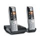 21. Gigaset COMFORT 500A duo analog/DECT telephone Caller Name and ID Black, Silver