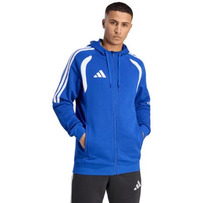 Men's adidas Tiro 26 League Sweat Full Zip Hoodie Blue KF9105