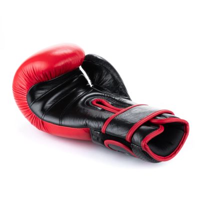 8. Warrior RED Genuine Leather Boxing Gloves