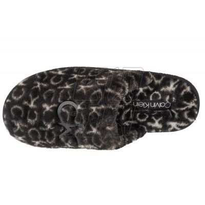 4. Calvin Klein Slipper Mule Fur Mono W HW0HW00536-0GK