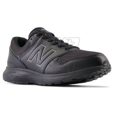 3. Men's New Balance 550 sports sneakers training shoes leather black (MW550BK4)