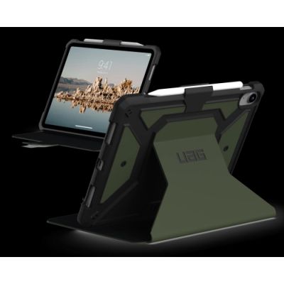 3. UAG Metropolis SE Case with Apple Pencil Holder for iPad 10.9" (10th Gen.) - Olive