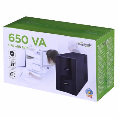 8. UPS ENERGENIE Power Cube UPS-PC-652A (Desktop, TWR; 650VA)